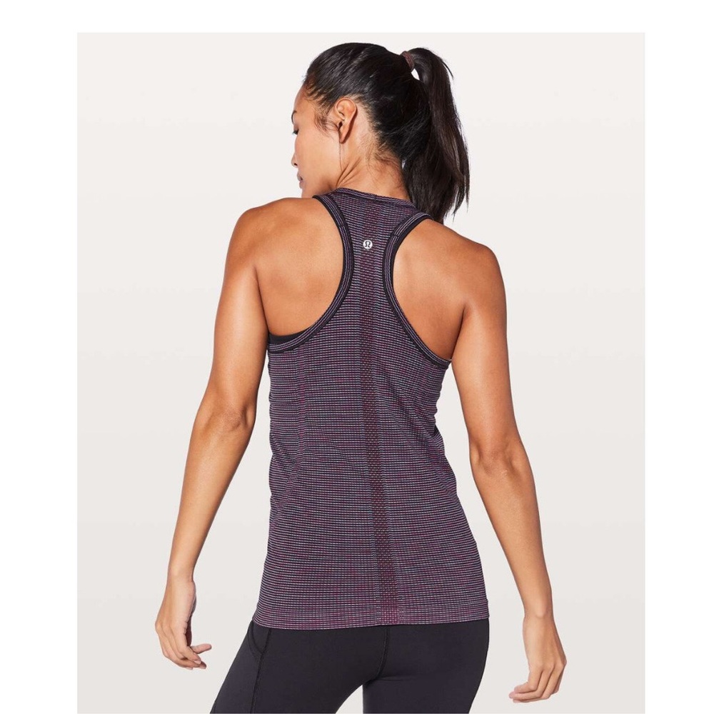 Lululemon Swiftly Tech Racerback Pink Paradise Black Lavender Blue